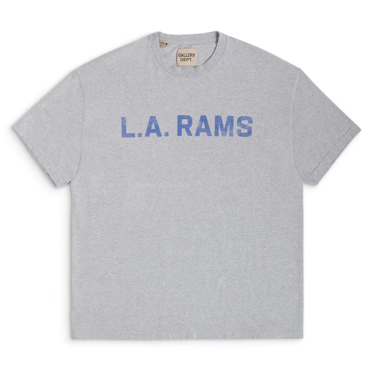 Gallery Dept X La Rams Color Block Tee Rams Co Branded Old Print Contrast Short Sleeve T Shirt (5) - newkick.org